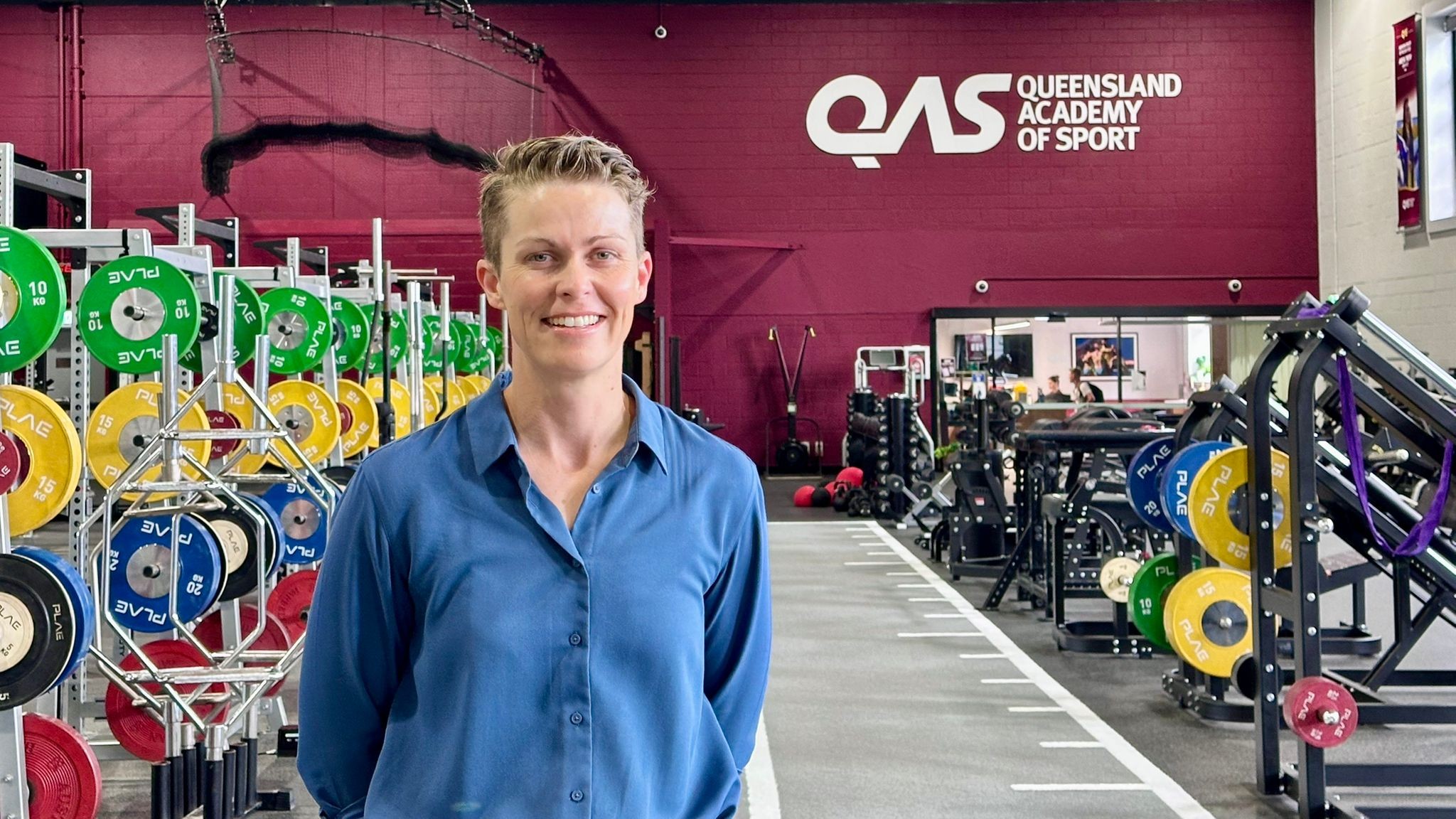 Dr Kimberley Wells at the Queensland Academy of Sport